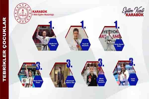 Karate Federasyonu Türkiye Şampiyonasında Karabük Rüzgarı Esti