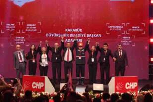 Bayram Karadağ Aday Tanıtım Toplantısına İşçi Bareti ile Çıktı