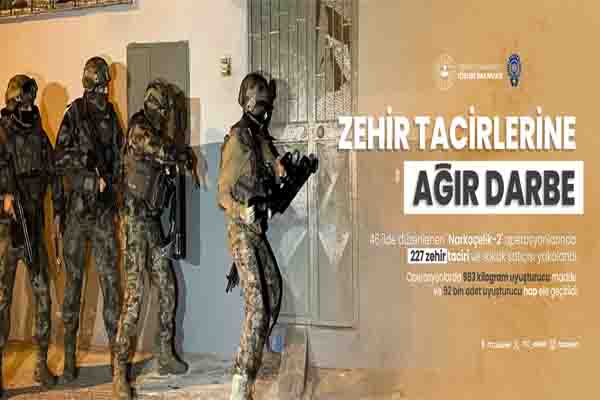 46 İlde “NARKOÇELİK-2” Operasyonu