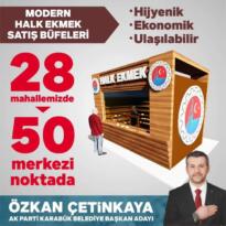 ÖZKAN ÇETİNKAYA “MODERN HALK EKMEK SATIŞ BÜFELERİ”