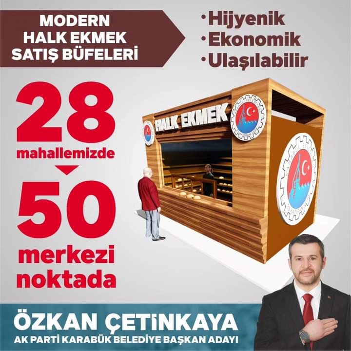 ÖZKAN ÇETİNKAYA “MODERN HALK EKMEK SATIŞ BÜFELERİ”