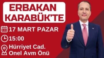 Fatih Erbakan Yarın Karabük’te