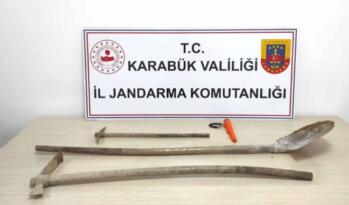 Jandarmadan Kaçak Kazı Operasyonu