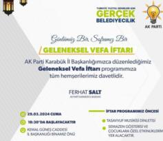 AK Parrti’den Geleneksel Vefa İftarı
