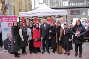 Yeniden Refah Partisi Kadın Kolları üyeleri, 8 Mart Dünya Emekçi Kadınlar Gününü unutmadı