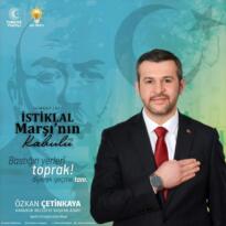 Özkan Çetinkaya’nın İstiklâl Marşınızın Kabulünün 103. Yıl Mesajı