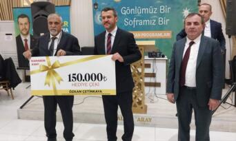 Özkan Çetinkaya’dan Spor’a Destek
