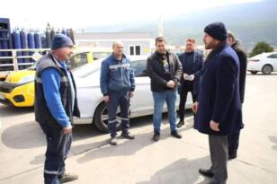 İsmail Özer Karıt Sanayi Sitesi Esnaflarını Ziyaret Etti