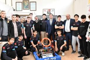İstanbul FRC Yarışlarında Karabük’ü Temsil Eden Takımına Teşekkür Ziyareti