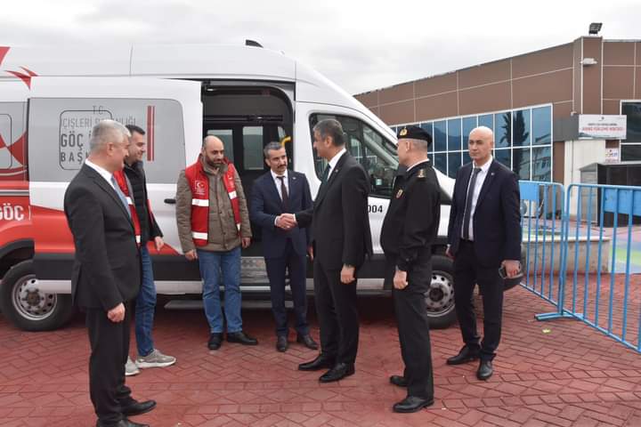 Vali Mustafa Yavuz Mobil Göç  Noktasını İnceledi