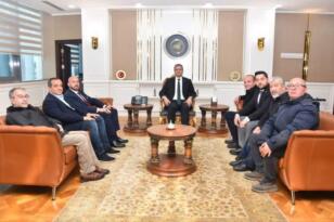 İsmail Özer Vali Mustafa Yavuz’u Ziyaret Etti