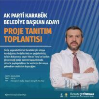 Özkan Çetinkaya’dan Proje Tanıtım Toplantısı
