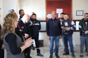 Şantiye Personelinden Elif Köse’ye Tam Destek