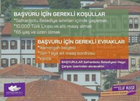 Safranbolu Bediyesinde Emeklilere Bayram İkramiyesi Başvuruları Başladı