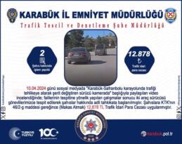 Trafiği Tehlikeye Atan Sürücülere Ceza Yağdı