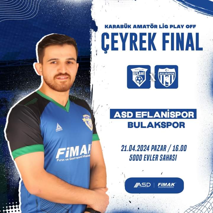 Karabük Amatör Ligi Şampiyonluk Play Off Çeyrek Final Maçı