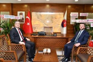 Vali Mustafa Yavuz’dan Başkan Çetinkaya’ya İade-i Ziyaret