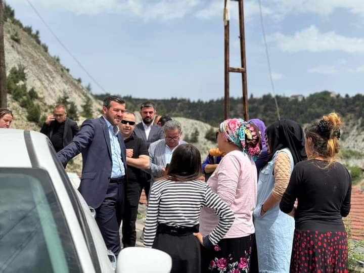 Özkan Çetinkaya Saha Çalışmalarını yerinde inceledi