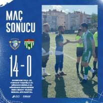 ASD Eflani Spor 14 – 0 ‘la Yarı Finalde