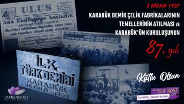 Başkan Elif Köse’den 3 Nisan Mesajı
