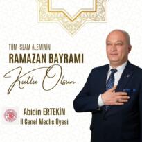 Abidin Ertekin’in Bayram Mesajı