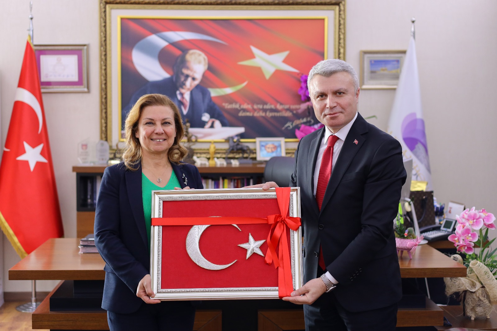 Kaymakam Yazıcı’dan Başkan Köse’ye Hayırlı Olsun Ziyareti
