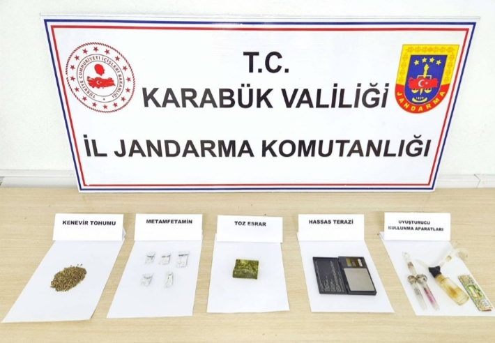 Karabük’te Jandarma’dan Uyuşturucu Operasyonu