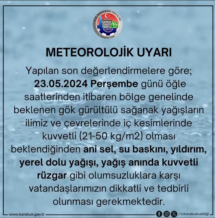 Dikkat Sağnak Yağış Geliyor