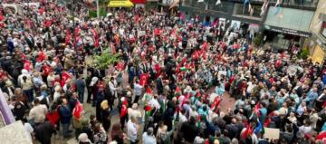 50000 Kişi Filistin İçin Yürüdü
