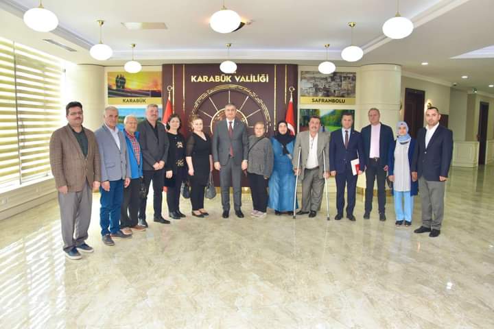 Vali Mustafa Yavuz, Engelli Dernek Yöneticilerini Kabul Etti