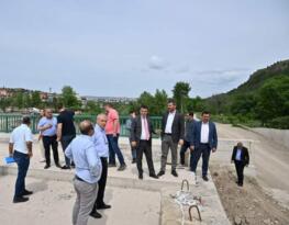Özkan Çetinkaya Dere Islahı Çalışmalarını İnceledi