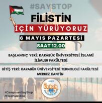 Filistin İçin Yürüyoruz