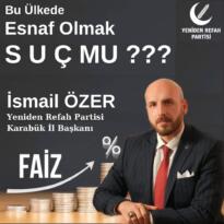 İsmail aÖzer ‘Esnaf Olmak Suçmu’