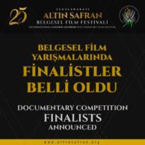 Altın Safran Belgesel Film Festivali Finalistleri Belli Oldu