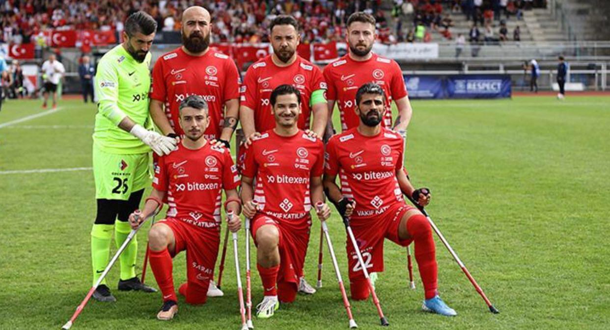 Ampute Milli Futbol Takımı Avrupa Şampiyonu Oldu