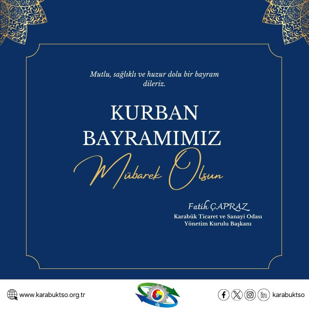 Fatih Çapraz’ın Bayram Mesajı
