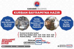 Kurban Satış Noktasında Yer Tahsisi Ücretsiz