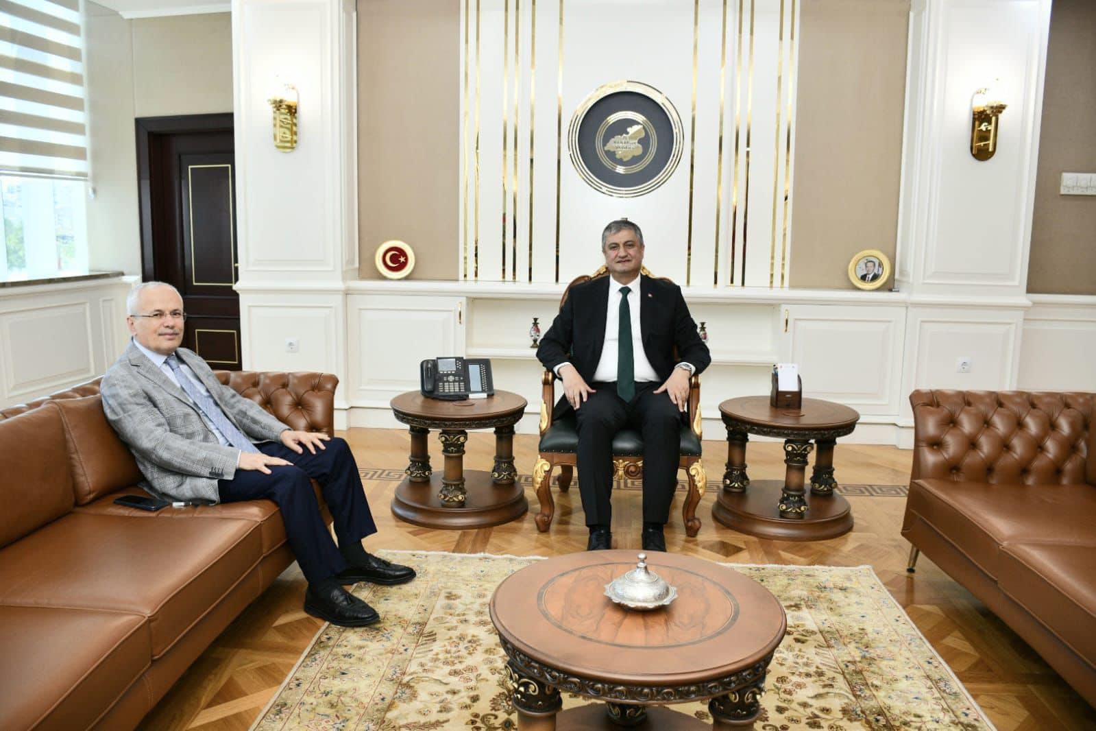 Mehmet Ceylan Vali Mustafa Yavuz’u Ziyaret Etti