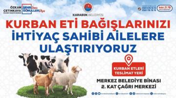 Karabük Belediyesi Kurban Eti Toplayıp İhtiyaç Sahiplerine Dağıtacak