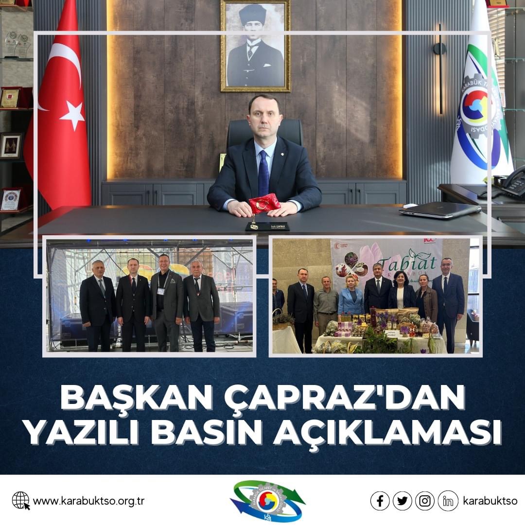 Fatih Çapraz’dan Yazılı Basın Açıklaması