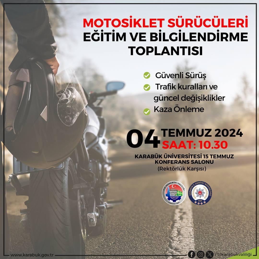 Motorsiklet Sürücülerine Eğitim Semineri
