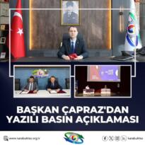 Başkan Çapraz’dan Gündeme Dair Basın Açıklaması