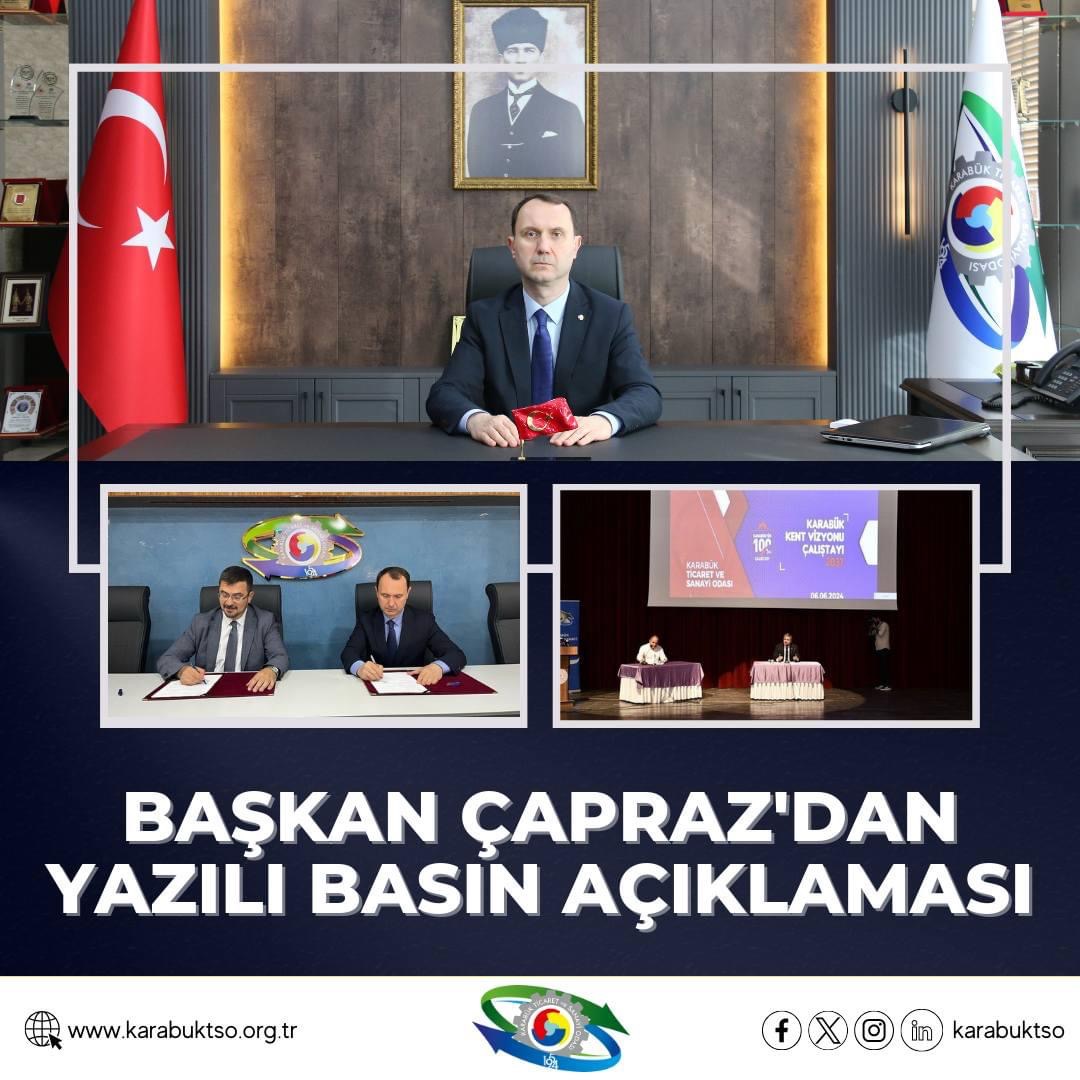 Başkan Çapraz’dan Gündeme Dair Basın Açıklaması