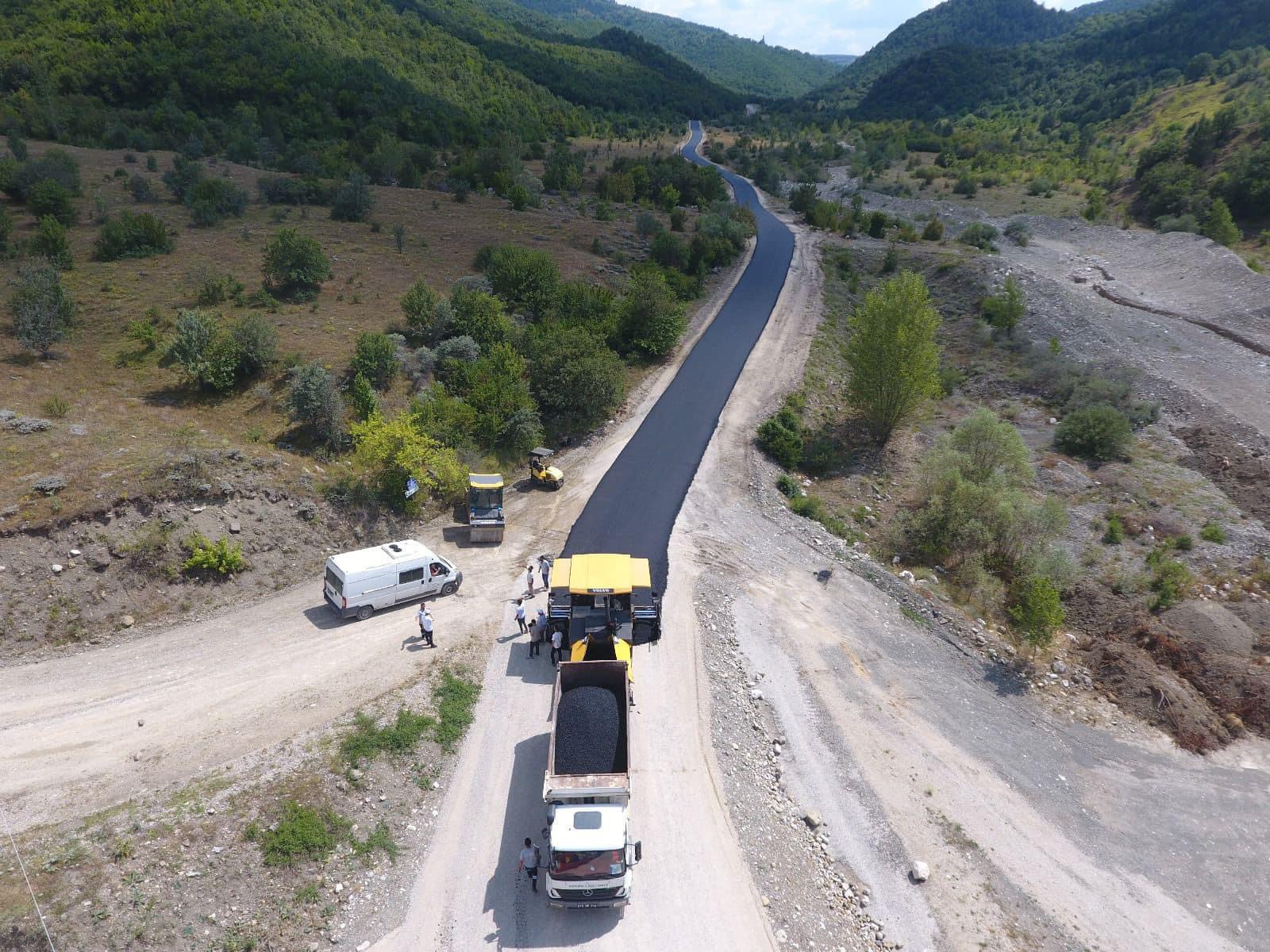 Özel İdare Asfalt Çalışmalarına Başladı