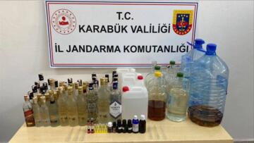 Jandarmadan Kaçak Alkol Operasyonu