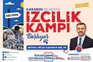 BELEDİYE GENÇLER İÇİN İZCİLİK KAMPI DÜZENLİYOR