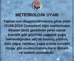 Meteoroloji’den Yağmur Uyarısı