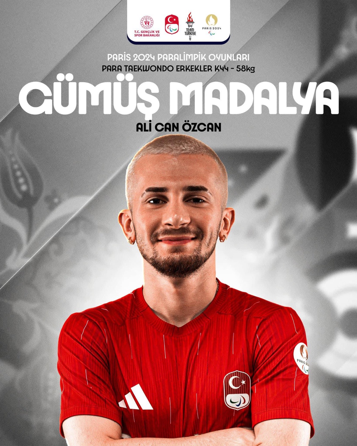 ALİ CAN ÖZCAN PARALİMPİK 2’NCİSİ