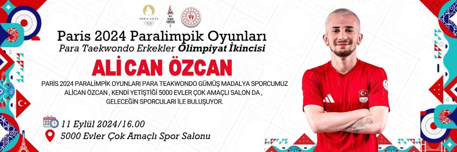 OLİMPİYAT İKİNCİSİ ALİCAN ÖZCAN’I KARŞILIYORUZ