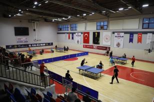 KAMU SPOR OYUNLARI MASA TENİSİ TURNUVASI BAŞLADI